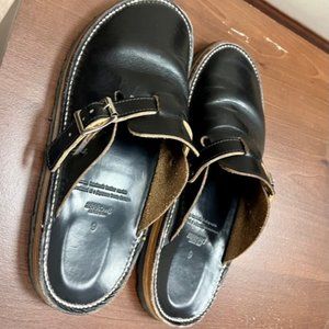 Zerrows Slit Sandal Chromexcel Black Size 9